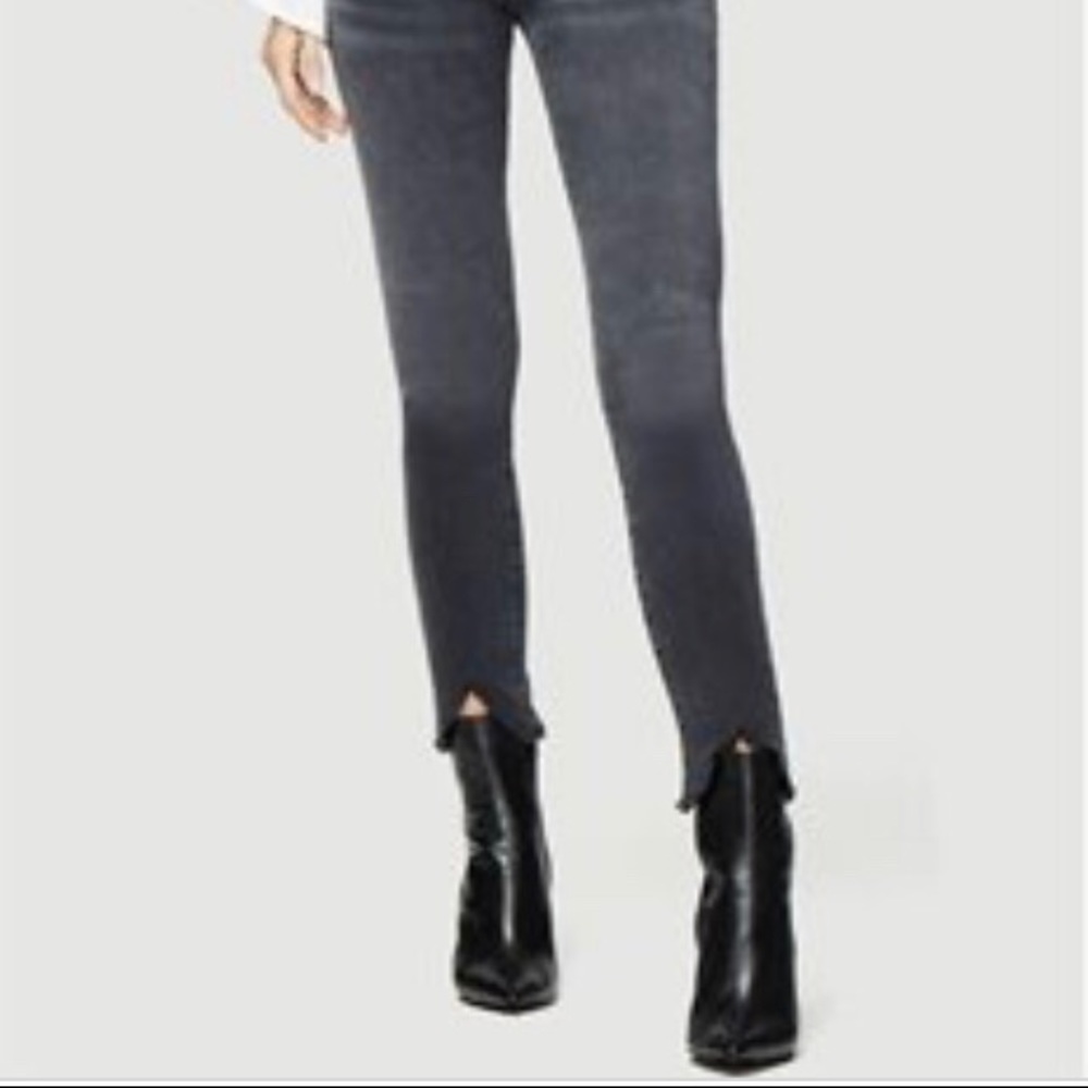 Le skinny de Jeanne crop-Tull grey